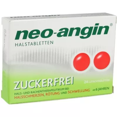 NEO-ANGIN Halstabletter sukkerfri, 24 stk