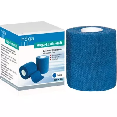 HÖGA-LASTIC-selvklæbende bandage 8 cmx5 m blå, 1 stk