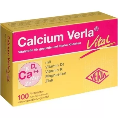 CALCIUM VERLA Vitale filmovertrukne tabletter, 100 stk
