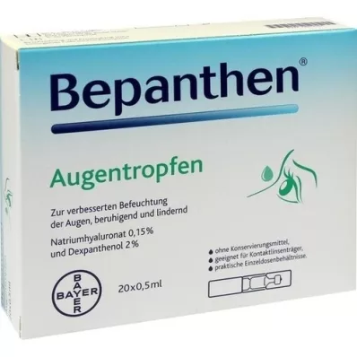BEPANTHEN Øjendråber, 20X0,5 ml