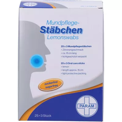 LEMON SWABS, 25X3 stk