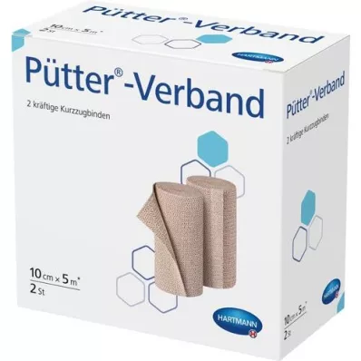 PÜTTER Bandage 10 cmx5 m, 2 stk