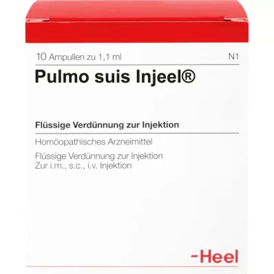 PULMO SUIS Injeel ampuller, 10 stk PULMO SUIS Injeel ampuller, 10 stk
