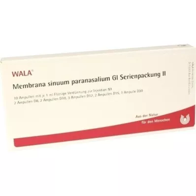MEMBRANA sinuum paransalium GL serie pakke.2 Amp., 10X1 ml MEMBRANA sinuum paransalium GL serie pakke.2 Amp., 10X1 ml