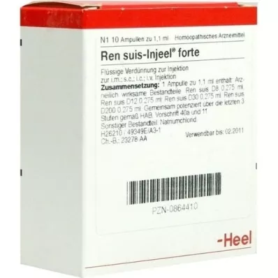 REN suis Injeel forte ampuller, 10 stk