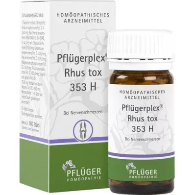 PFLÜGERPLEX Rhus tox.353 H tabletter, 100 stk