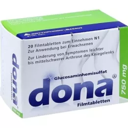 DONA 750 mg filmovertrukne tabletter, 20 stk