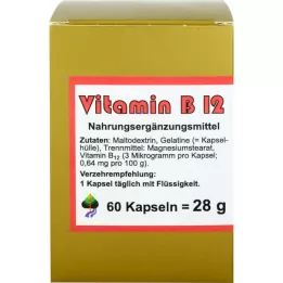 VITAMIN B12 KAPSLER, 60 stk