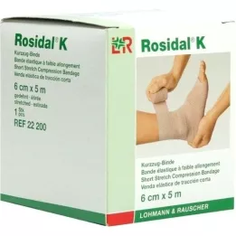 ROSIDAL K bandage 6 cmx5 m, 1 stk