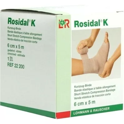 ROSIDAL K bandage 6 cmx5 m, 1 stk