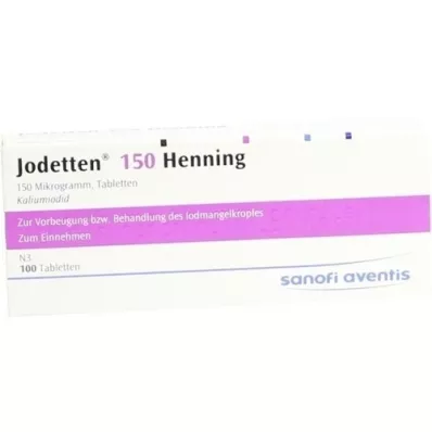 JODETTEN 150 Henning tabletter, 100 stk