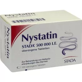 NYSTATIN STADA 500.000 IE coated tab., 100 stk