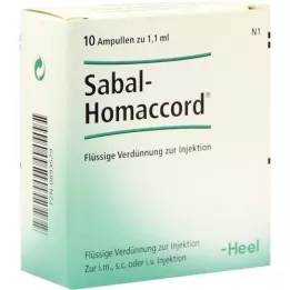 SABAL HOMACCORD Ampuller, 10 stk
