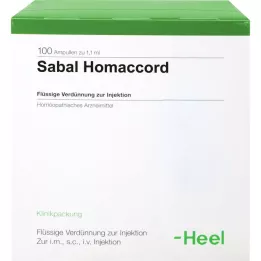 SABAL HOMACCORD Ampuller, 100 stk