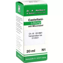 CASTELLANI m. Miconazolopløsning, 20 ml