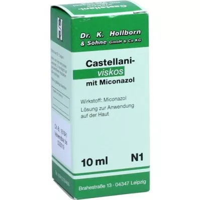CASTELLANI tyktflydende med miconazolopløsning, 10 ml