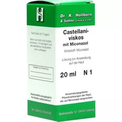 CASTELLANI tyktflydende med miconazolopløsning, 20 ml