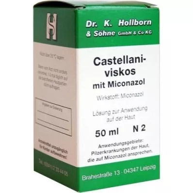 CASTELLANI tyktflydende med miconazolopløsning, 50 ml