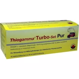 THIOGAMMA Turbosæt Pur injektionsflasker, 10X50 ml