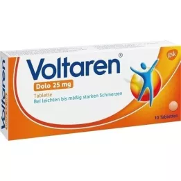 VOLTAREN Dolo 25 mg overtrukne tabletter, 10 stk