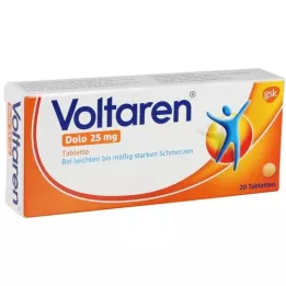 VOLTAREN Dolo 25 mg overtrukne tabletter, 20 stk