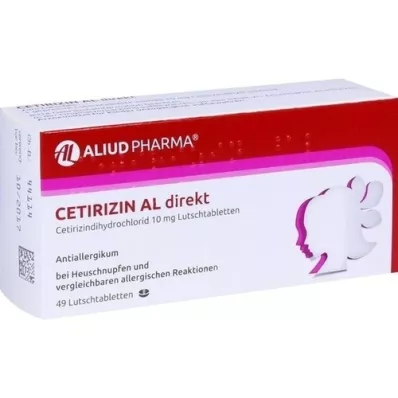 CETIRIZIN AL direkte sugetabletter, 49 stk CETIRIZIN AL direkte sugetabletter, 49 stk