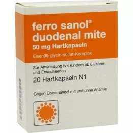 FERRO SANOL tolvfingertarmmide 50 mg mavesaft hård, 20 stk