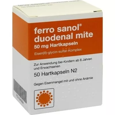 FERRO SANOL tolvfingertarmmide 50 mg mavesaft hård, 50 stk