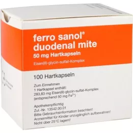 FERRO SANOL duodenal mide 50 mg mavesaft hård, 100 stk