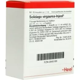 SOLIDAGO VIRGAUREA INJEEL Ampuller, 10 stk