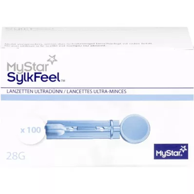 MYSTAR SylkFeel lancetter 28 G, 100 stk