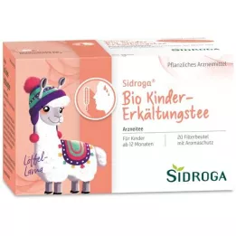 SIDROGA Økologiske børns kolde te-filterposer, 20X1,5 g