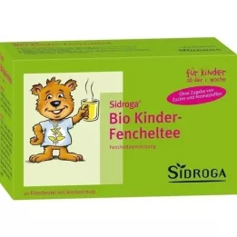 SIDROGA Økologisk fennikel te-filterpose til børn, 20X2,0 g