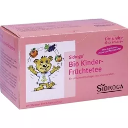 SIDROGA Økologiske frugttefilterposer til børn, 20X1,5 g