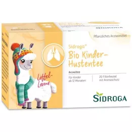 SIDROGA Økologiske hoste-tefilterposer til børn, 20X1,5 g