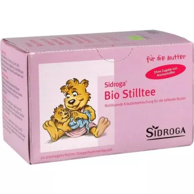 SIDROGA Økologiske stillestående tefilterposer, 20X1,5 g SIDROGA Økologiske stillestående tefilterposer, 20X1,5 g
