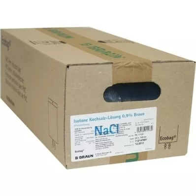 KOCHSALZLÖSUNG 0,9 % brun Ecobag, 20X100 ml