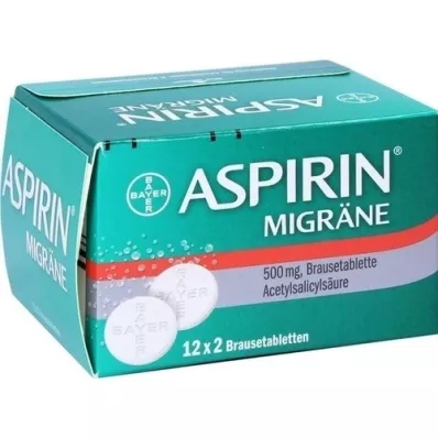 ASPIRIN MIGRÄNE Brusetabletter, 24 stk