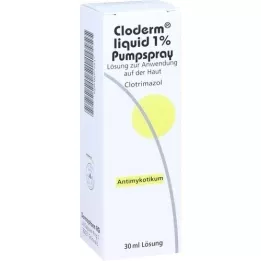 CLODERM Flydende 1% pumpespray, 30 ml