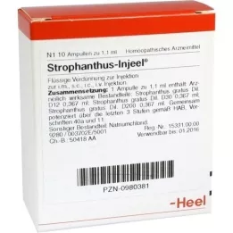 STROPHANTHUS INJEEL Ampuller, 10 stk