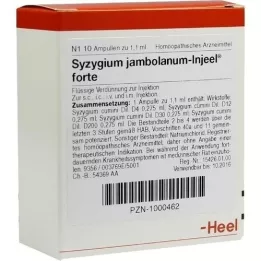 SYZYGIUM JAMBOLANUM INJEEL forte ampuller, 10 stk