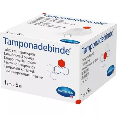 TAMPONADEBINDE 1 cmx5 m steril Hartmann, 1 stk