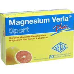 MAGNESIUM VERLA plus granulat, 20 stk