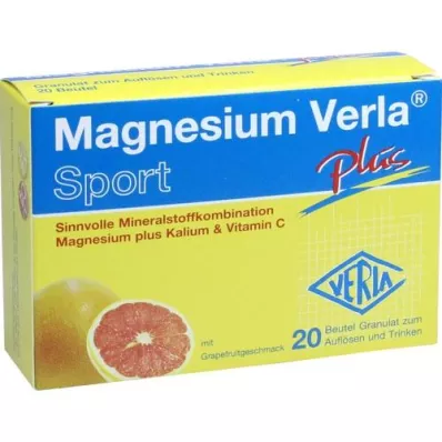 MAGNESIUM VERLA plus granulat, 20 stk MAGNESIUM VERLA plus granulat, 20 stk
