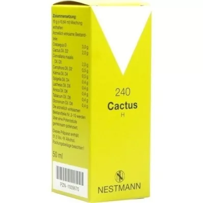 CACTUS H 240 dråber, 50 ml