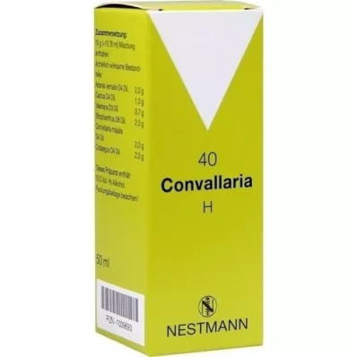 CONVALLARIA H nr. 40 dråber, 50 ml CONVALLARIA H nr. 40 dråber, 50 ml