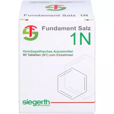 FUNDAMENT-Salt I N tabletter, 80 stk
