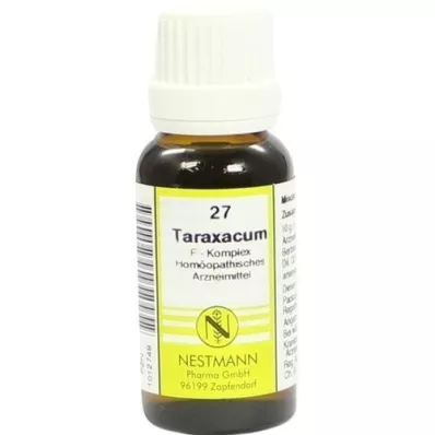 TARAXACUM F Complex 27 Fortynding, 20 ml