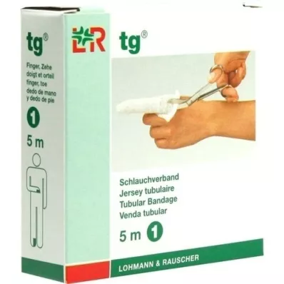 TG Rørbandage størrelse 1 5 m hvid, 1 stk