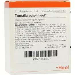 TONSILLA SUIS Injeel ampuller, 10 stk